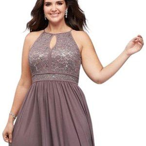 NW Lace Keyhole Tie Back Halter